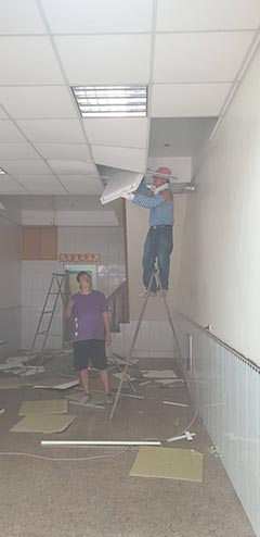 屏東拆除輕鋼架天花板拆除